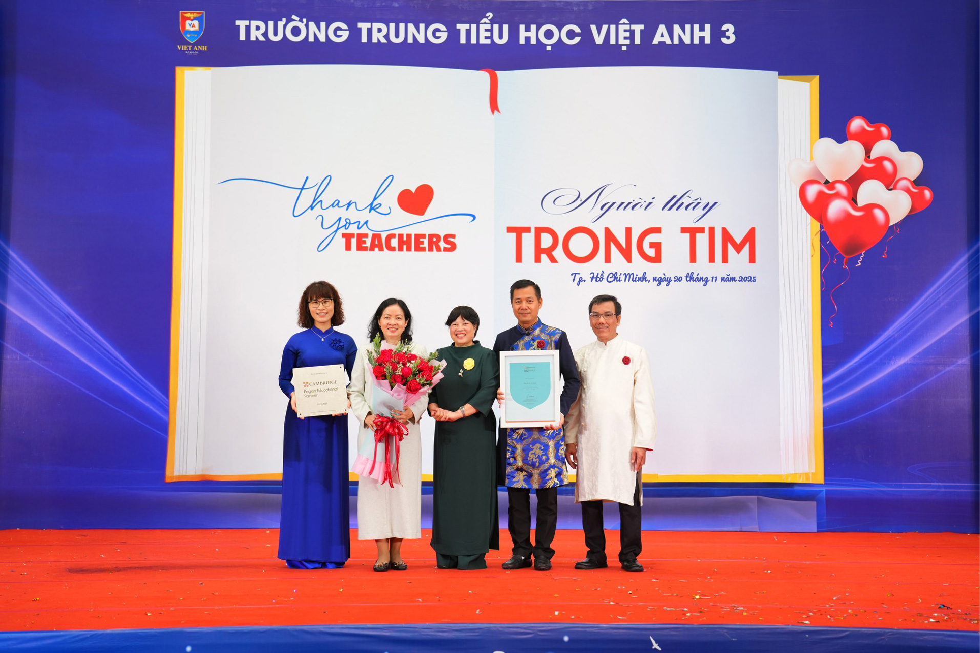 Viet Anh School Cambridge Educational Partner ceremony